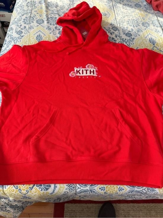 Kith Other - Kith Treats Plum Blossom Williams III Fleece Hoodie Fury Red